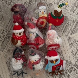 Target Festive Assorted Christmas Bird Ornaments Set
